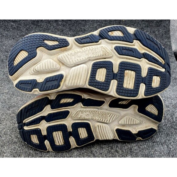 Womens Hoka Bondi 7 Running Shoes Blue Orange 1110519 BHBI Size 6.5 US Sneakers - Picture 10 of 12